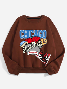 Chicago Shoe Chefs Graphic Round Neck Pullover (W)